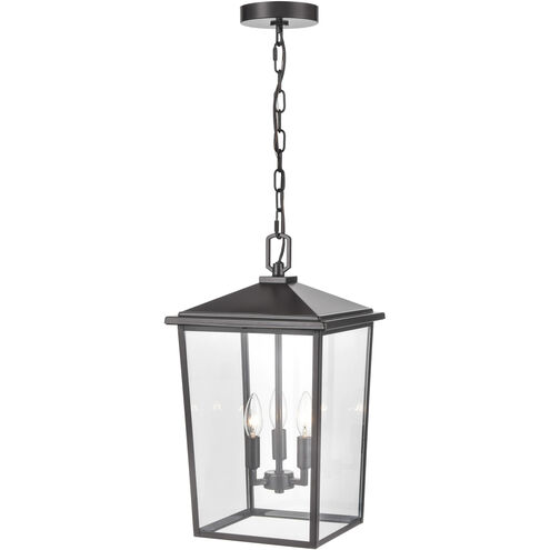 Fetterton 3 Light 11 inch Powder Coated Bronze Outdoor Hanging Lantern